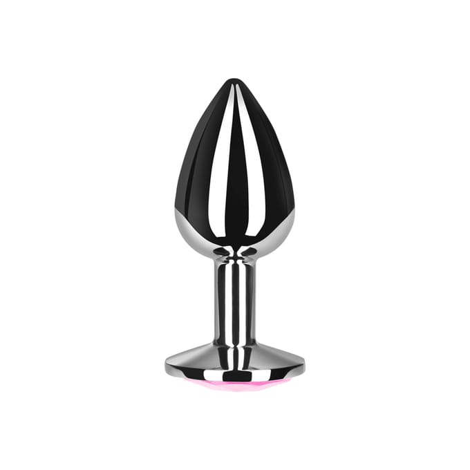 Anale plug met kristal, 7 cm