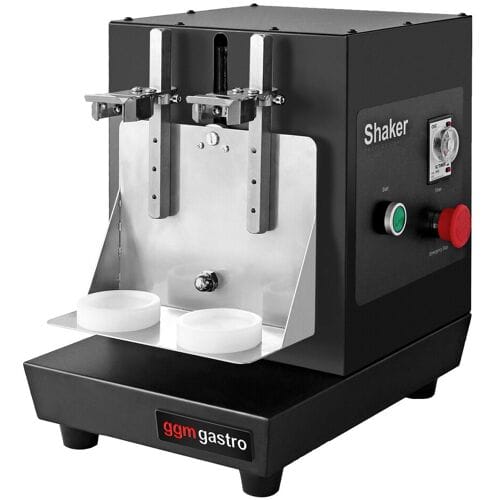 GGM Gastro Milkshake & Bubble Tea machine - dubbel - 40W - 240rpm - zwart zwart
