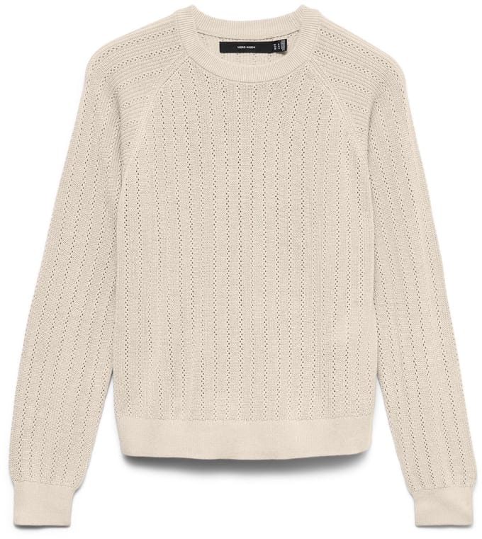 VERO MODA - VMNEWLEX POINTELLE LS O-N PULLOVER NOOS - Dames - Gebreide truien