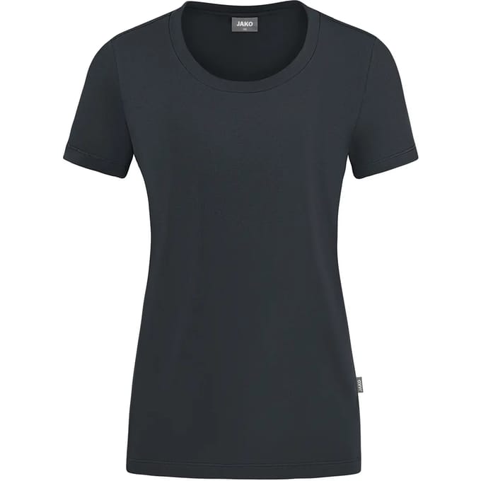 Jako Organic Stretch-T-Shirt Dames - Antraciet | Maat: 46