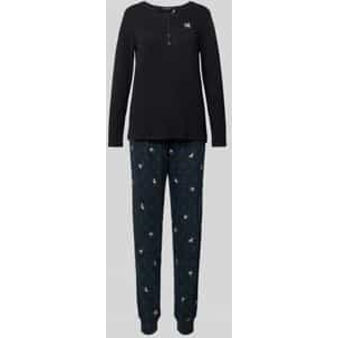 Relaxed fit pyjama met viscose