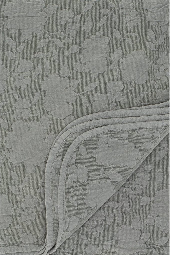 Bedsprei / Bedcover | Eleonor - Stonewashed - Velvet Touch - 250 x 260 cm - Donkergrijs - Pimlico