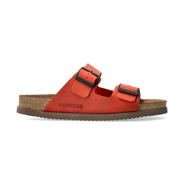 Mephisto Nerio - heren sandaal - Rood - maat 41 (EU) 7.5 (UK)