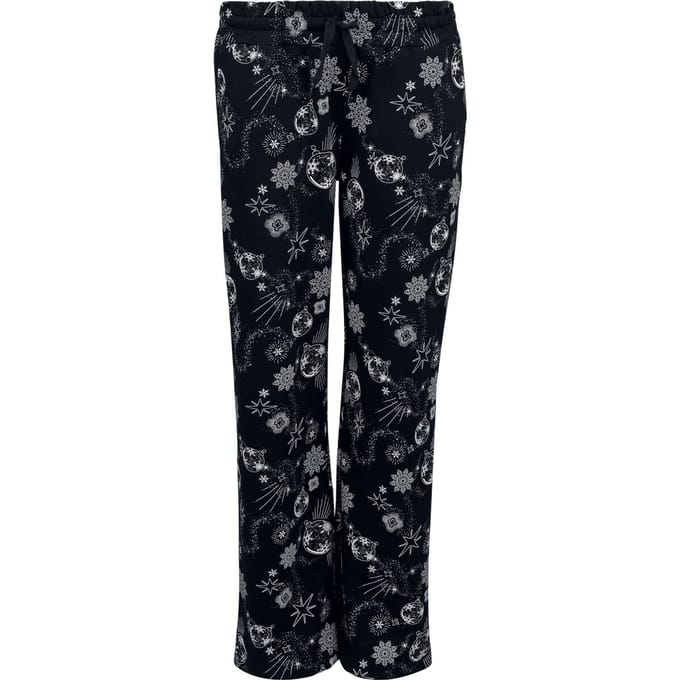 EMP Special Collection Pyjamabroek - X-MAS - S tot XL - voor Vrouwen - zwart
