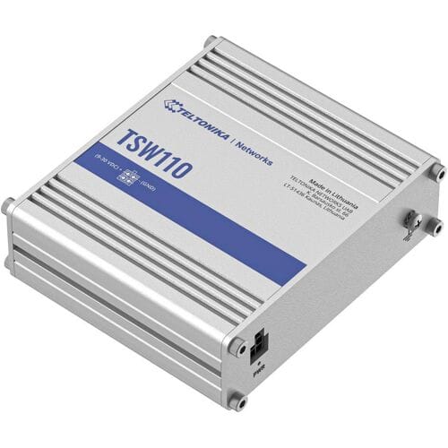 Teltonika TSW110 L2 Unmanaged Ethernet Switch (TSW110000000 / Standard package with EU PSU)