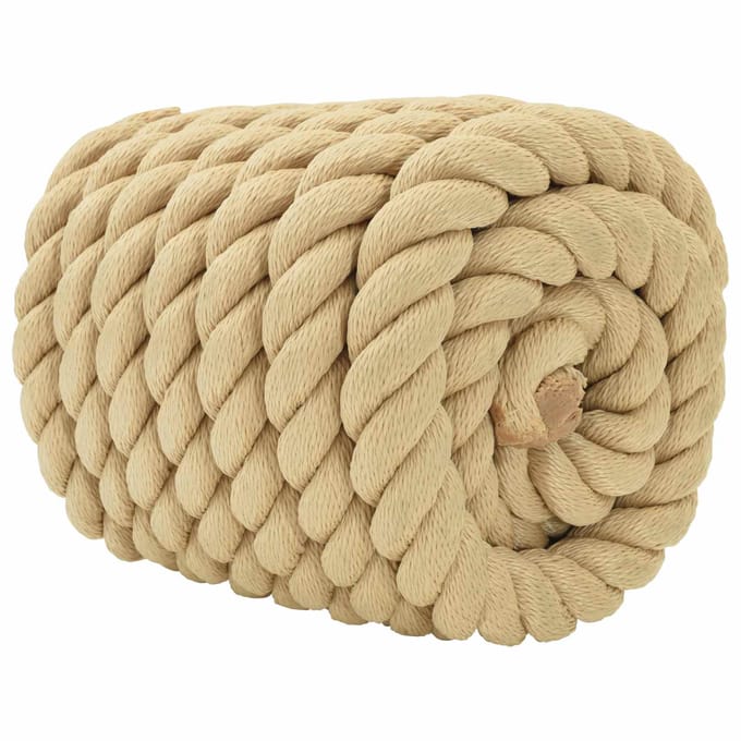 vidaXL - Boottouw - 4 - mm - 5 - m - Naturel