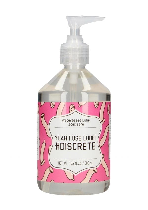 Glijmiddel op waterbasis - Yeah I Use Lube! #Discrete - 500 ml