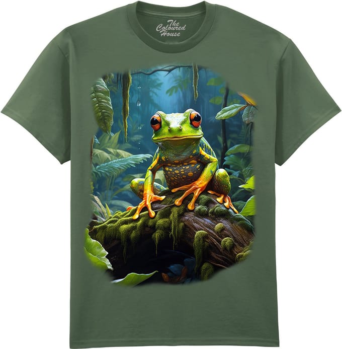 Kikker Forest Frog The Coloured House T-shirt XL