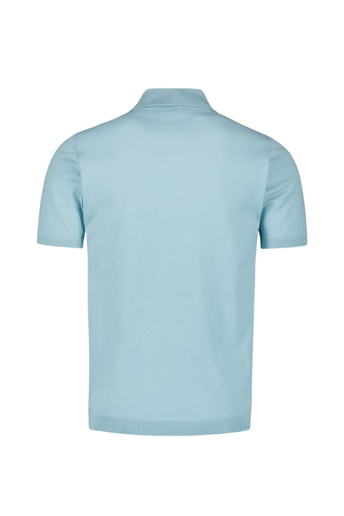No Excess Pullover Short Sleeve Polo Button Solid Ice Größe: XXL | Poloshirts Outlet | Herren