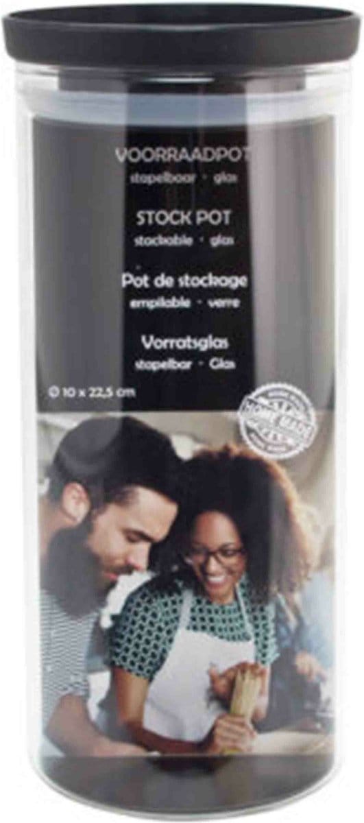 Svenska Linving voorraadpot/weckpot stapelbaar - Glas - 10 x 22,5 cm