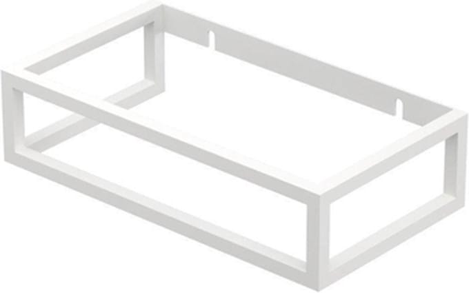 INK Frame 40x22x10cm - tbv Fontein - 40x22cm - staal wit mat