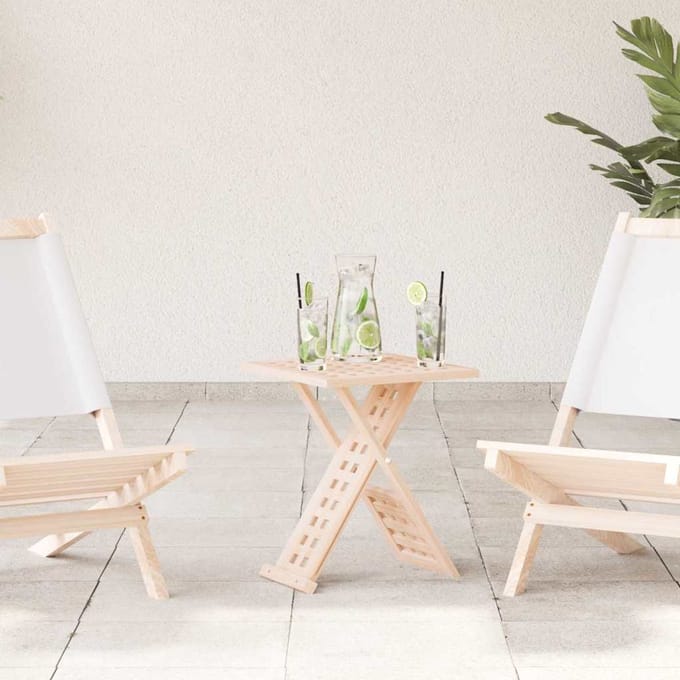 vidaXL - Salontafel - Bruin - 33 - x - 33 - x - 40,5 - cm - Massief - Notenhout