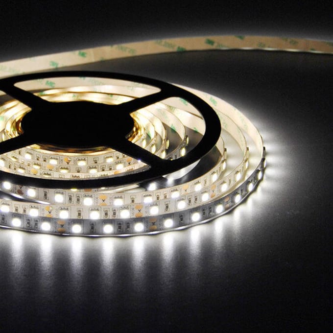LED Strip 5630 072 leds/mtr IP20 CRI90 4000K 18.0W 24V PCB