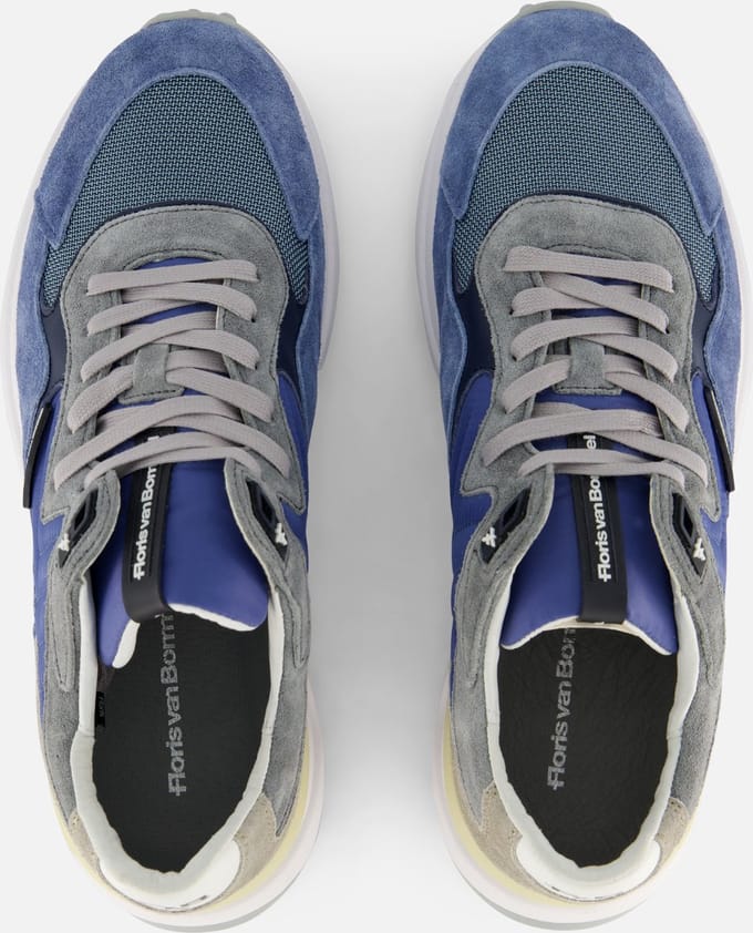 Floris Van Bommel Sfm-10152 Lage sneakers - Heren - Blauw - Maat 46