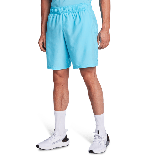 Under Armour Woven Workmark Korte Broeken Heren - Blauw - Maat S