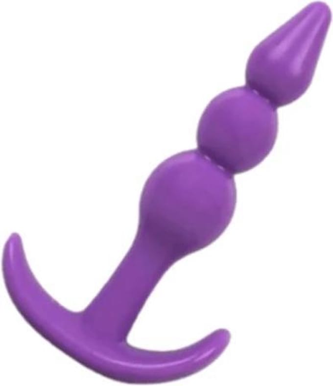 Buttplug paars man/vrouw