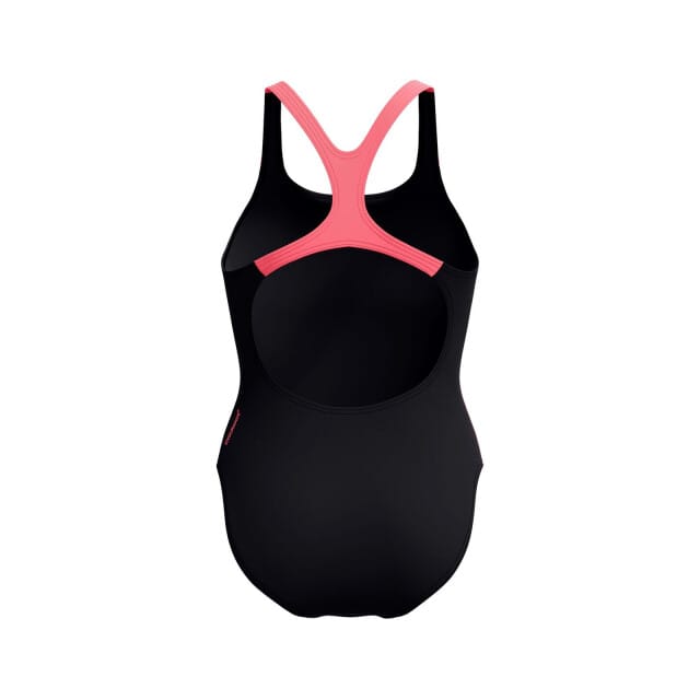 Speedo eco medley logo medalist 1p bla/ora wedstrijd badpak dames -