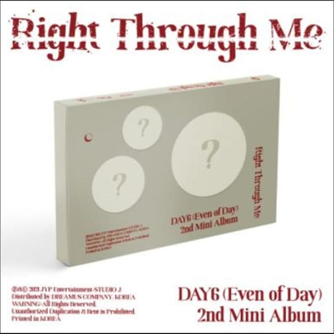 DAY6 Album [Even van de dag dwars door mij] NO POSTER white