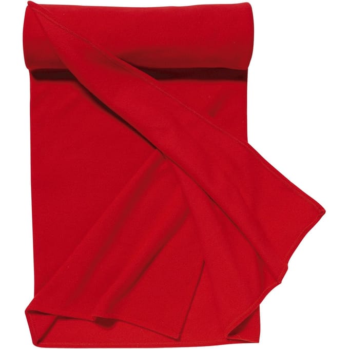 SOLS Plaid Pill Resistant Fleece Deken (Rood)