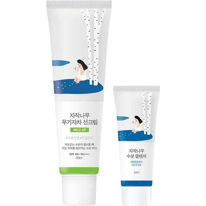 ROUND LAB Berkensap Mild Up Zonnebrandcrème SPF50+ PA++++ 50ml 50ml