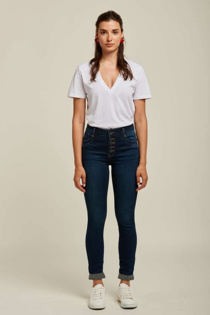 Toxik3 - Jeans 5 button slim fit dark