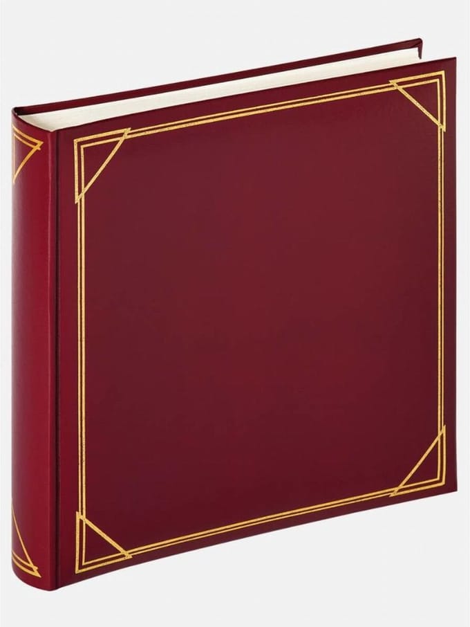 Walther MX-200-R Standard - Classic album - Formaat 30 x 30 cm - 100 witte pagina's - Rood