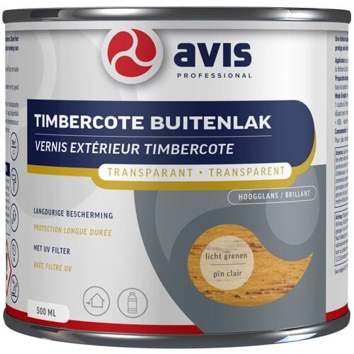 Avis Timbercote Transparant Hoogglans - Licht Grenen