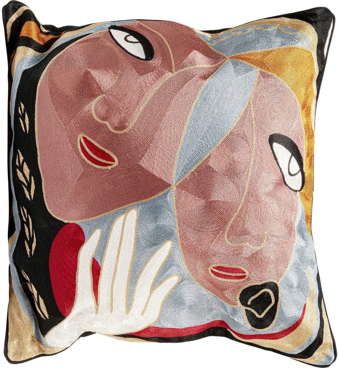 Kussen Art Line twee gezichten Kare Design