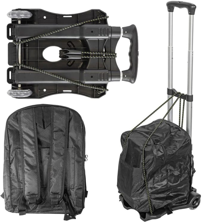 WMC Platformwagen - Opvouwbaar - 40kg Draagvermogen - Aluminium en Nylon
