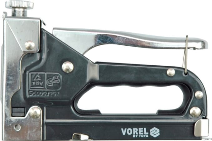 Vorel 71050 - Handmatige Tacker - 4-14mm - Metalen Behuizing - Ergonomische Greep