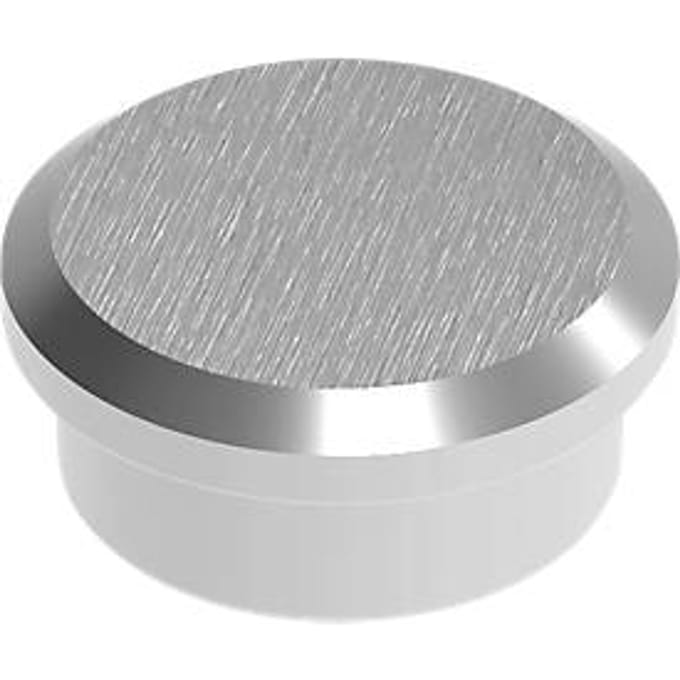 MAUL Magneet rond 1 stuk 5 kg staal metaal Neodymium Ø 1.6 x 0.7 cm zilver