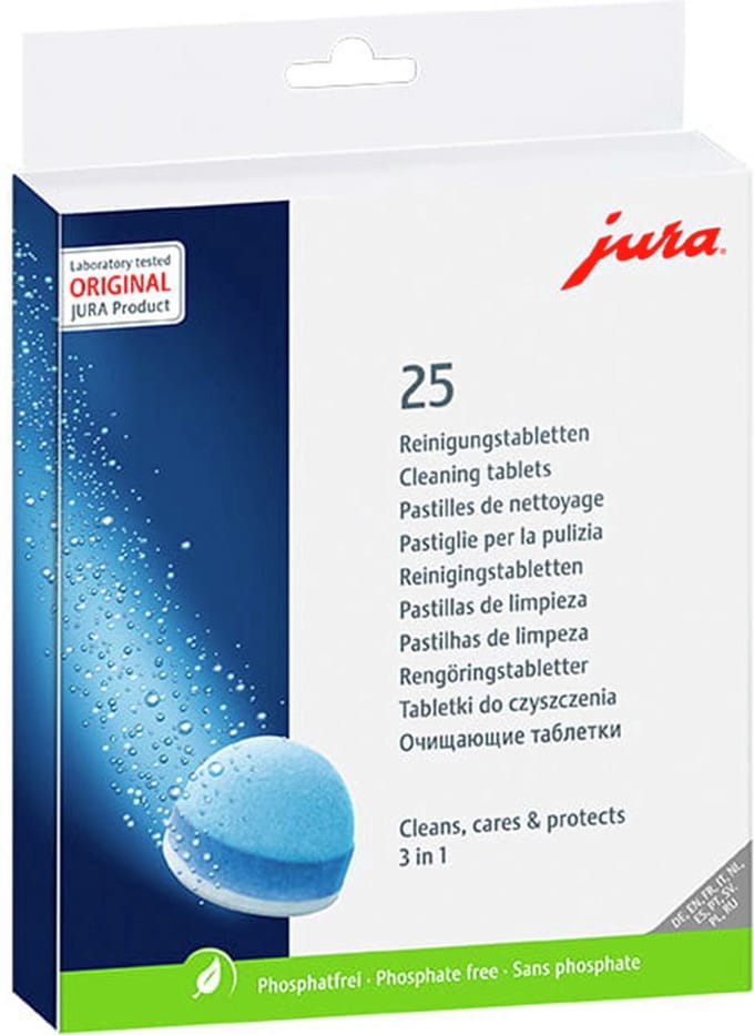 JURA - 3 in 1 reinigingstabletten (25 st.)