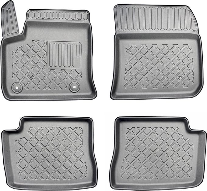 3D Automatten voor Opel Corsa-e, Mokka-e en Peugeot e-208 (vanaf 2020) (electric) - 4-delig - TPE-Rubber