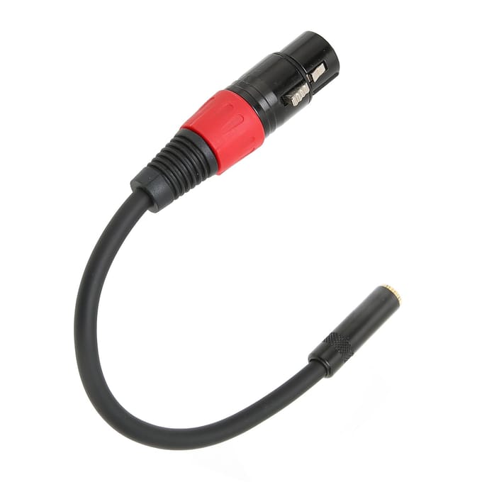 3.5mm naar XLR Female Kabel Professionele Mini Jack Microfoon Converter Draad voor Camera ComputerXLR 2cm / 7.87in