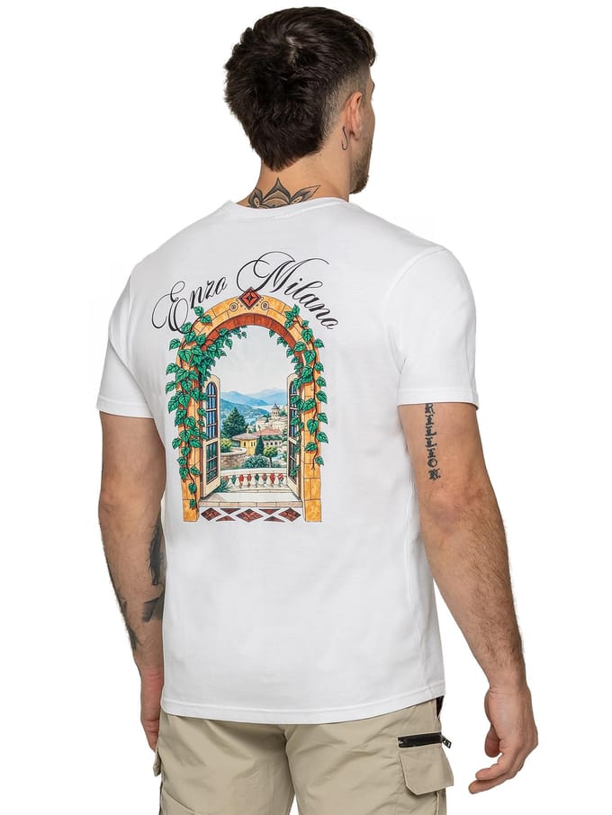 Enzo Milano | Heren Casa Graphic Print T-shirt