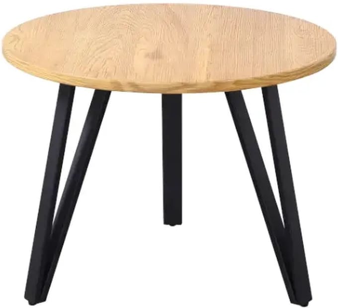 salontafel Santiago- rond- bruin