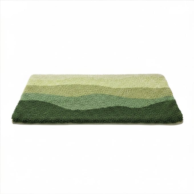 AHD® Badmat - Badmat Antislip - Douchemat - Groen - 60cm x 40cm x 2cm