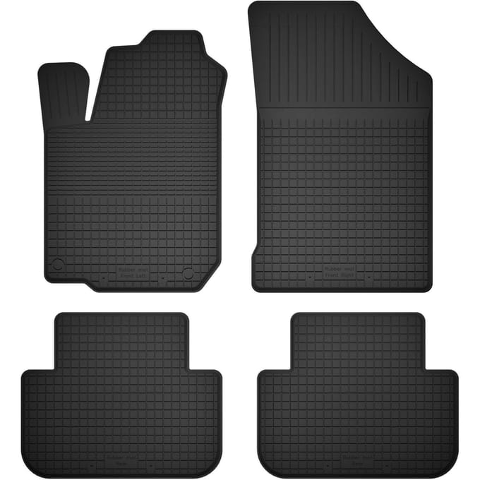 Wielganizator BasicProtect Serie - Universele Rubber Matten - Citroen C5 II X7 - 2008-2017 - Set van 4