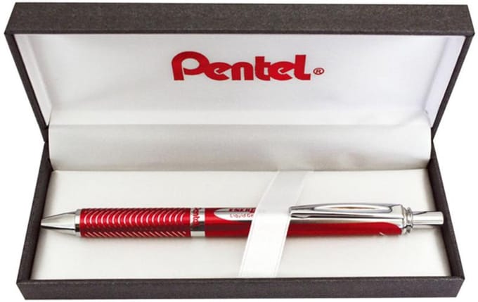 Pentel EnerGel Sterling gelroller BL407, roze