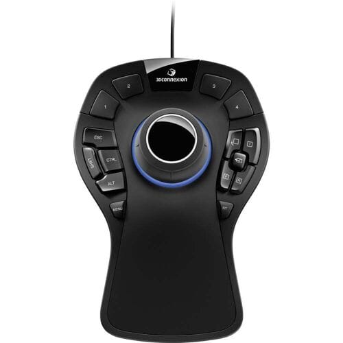 3Dconnexion SpaceMouse Pro USB 3D-muis USB Zwart 15 Toetsen