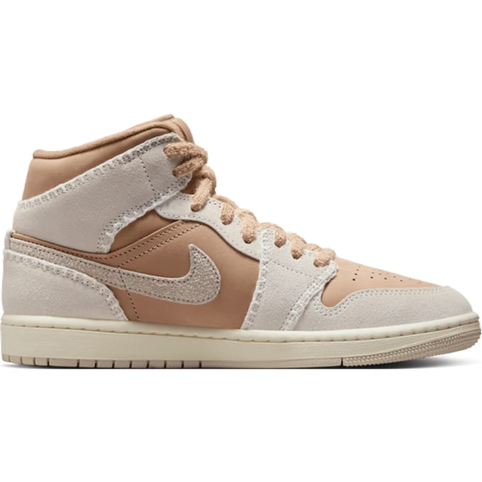 Jordan Aj1 Mid Sneakers Dames - Bruin - Maat 40 - Mesh/Synthetisch