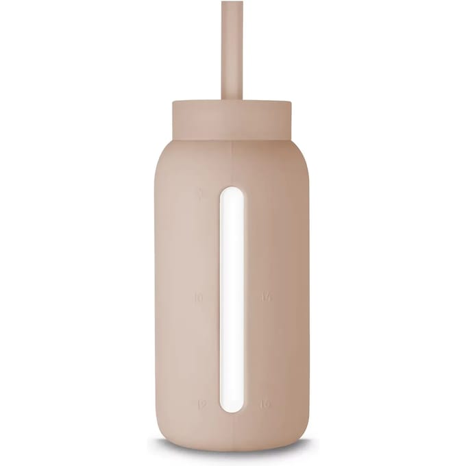 Muuki lounge straw + dop desert rose