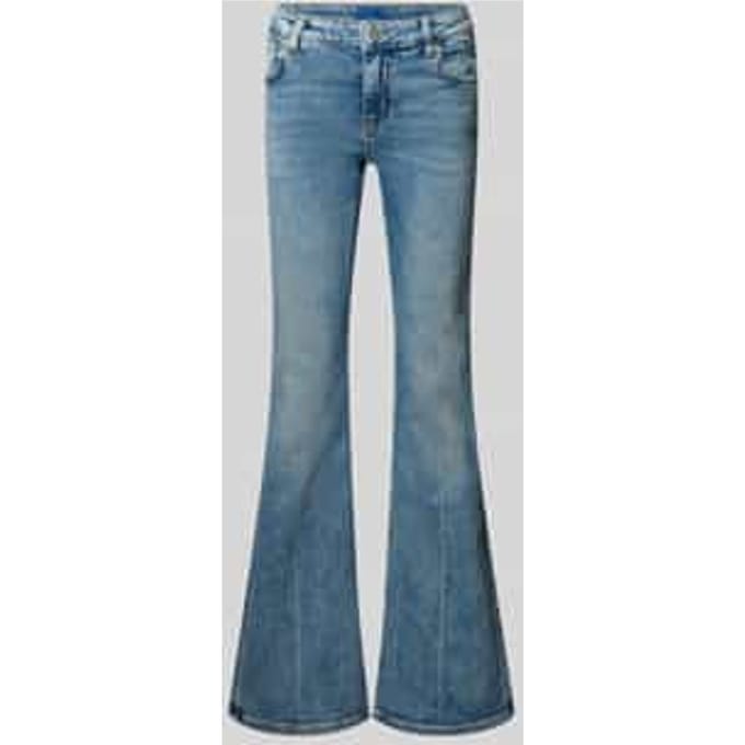 bootcut jeans van katoenmix in 5-pocketmodel