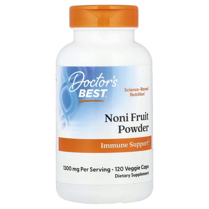 Doctor's Best, Noni Fruitpoeder, 1.300 mg, 120 Vegetarische Capsules (650 mg per capsule)