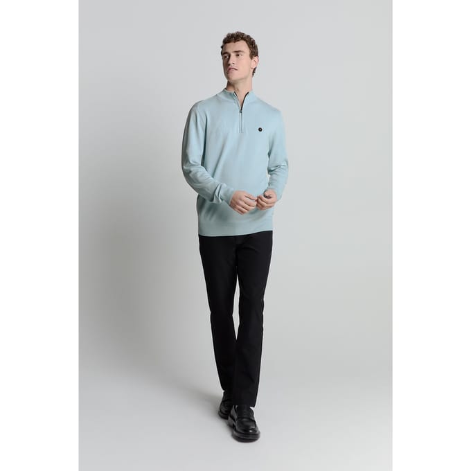 No Excess Pullover Half Zip Ice Maat: XL | Sweaters Outlet | Heren | Blauw