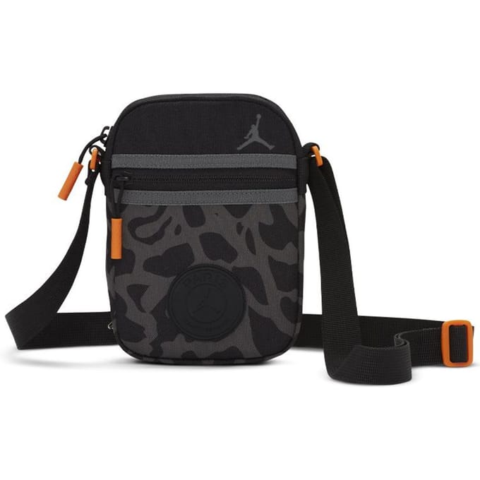Jordan Polyester Schoudertas, Crossbody Tas Normaal Unisex Zwart & Gr ONESIZE