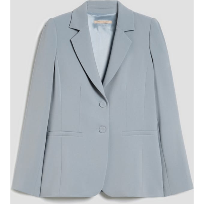 jas vrouw blauw