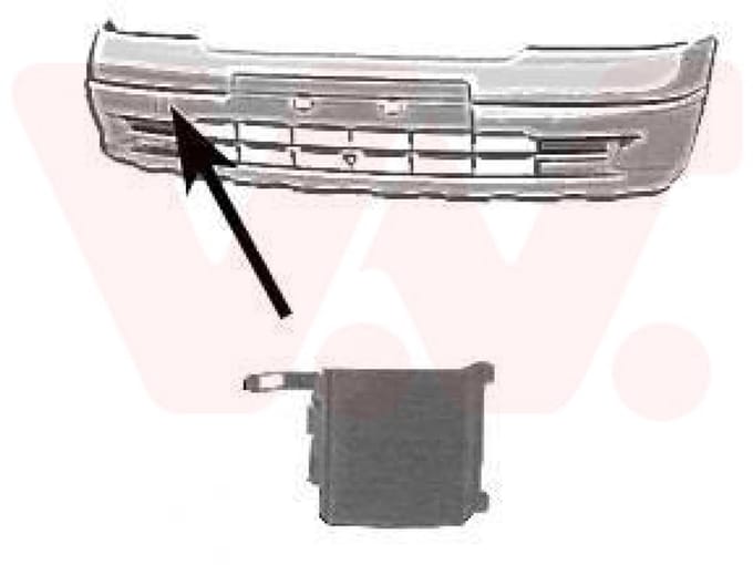 Van Wezel - BUMPERLIJST VOOR OPEL ASTRA G 1998-2004 1400658