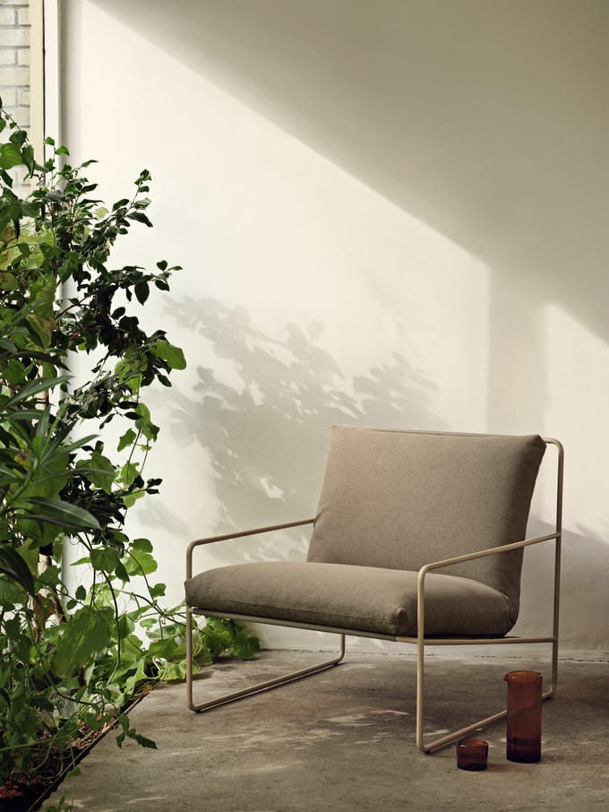 Ferm Living Desert Sofa 1-ziter Dolce - cashmere