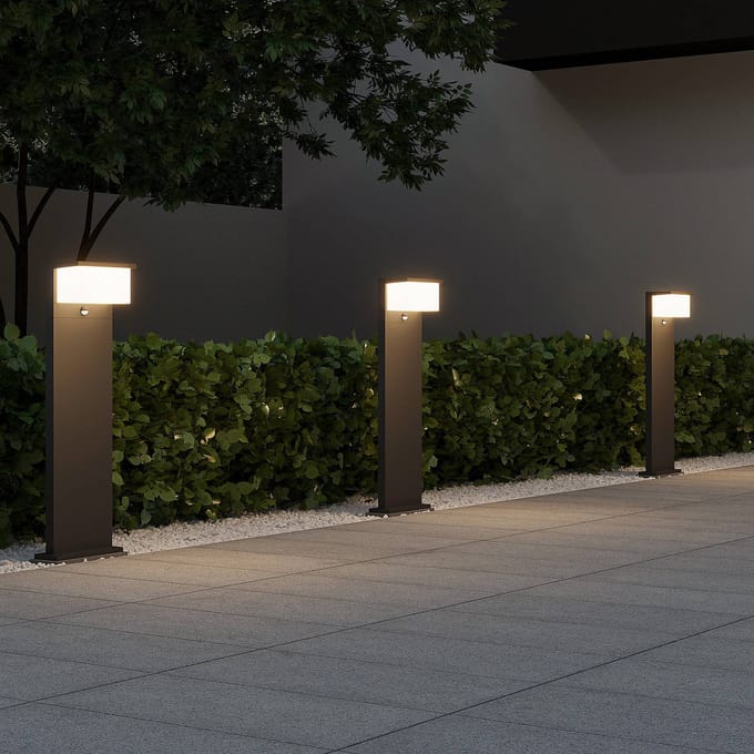 Trio Lighting Nestos LED tuinpadverlichting met bewegingsmelder, IP54